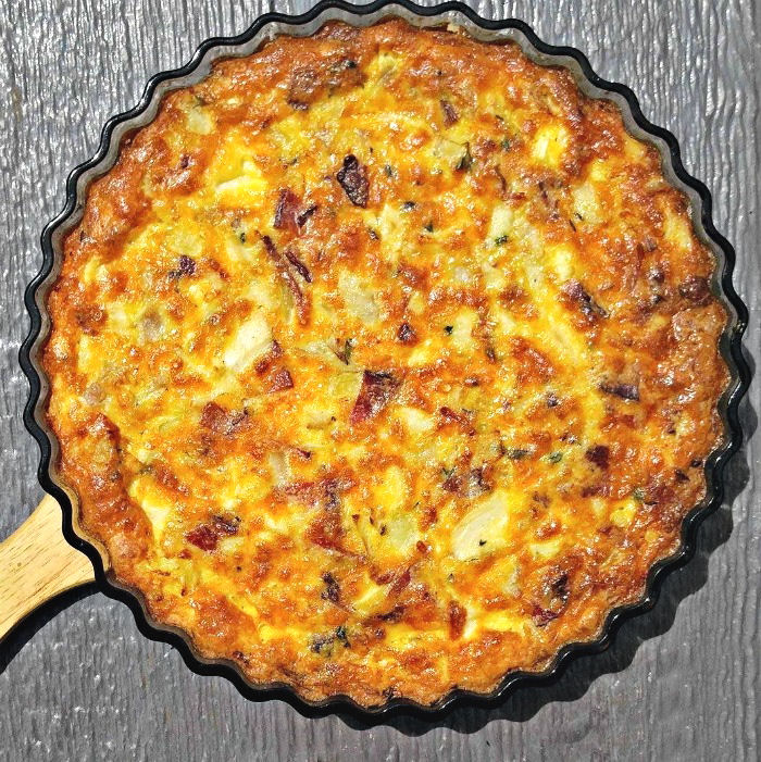 Crustless Chicken Quiche – Healthy and Light Breakfast Recipe