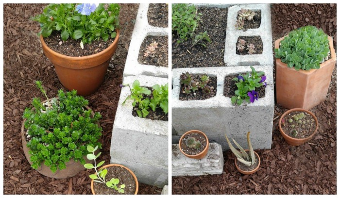 large clay pot planters