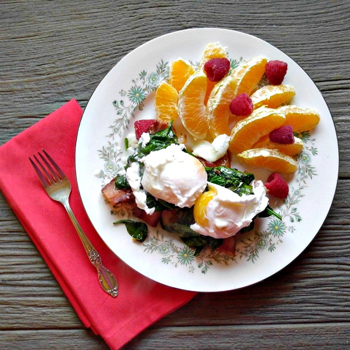 A hearty breakfast of Sweet potato breakfast stacks