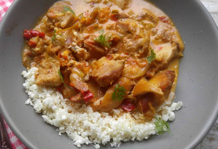 Yummy chicken curry