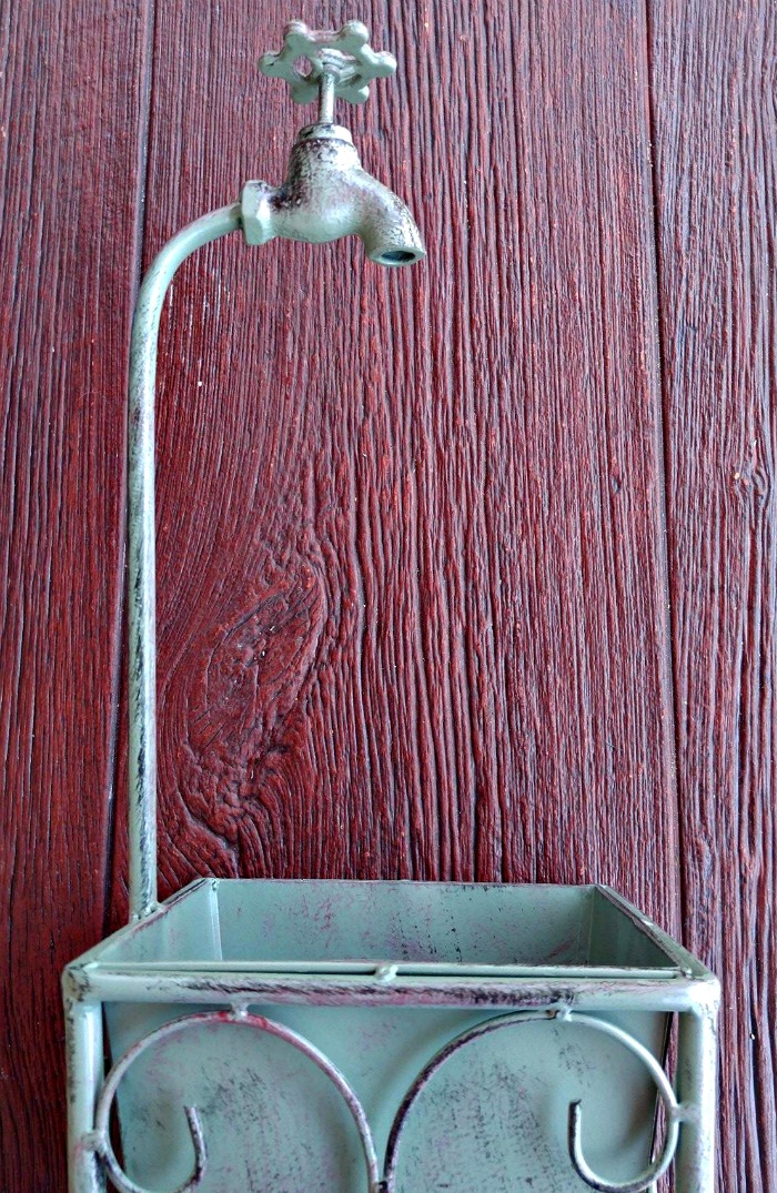 Water spout planter