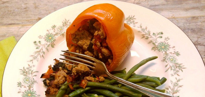 take a bite of these paleo stuffed peppers