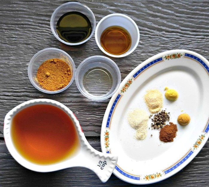ingredients for Paleo Worcestershire sauce