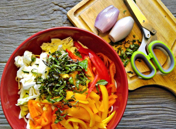 Delicious vegetable salad