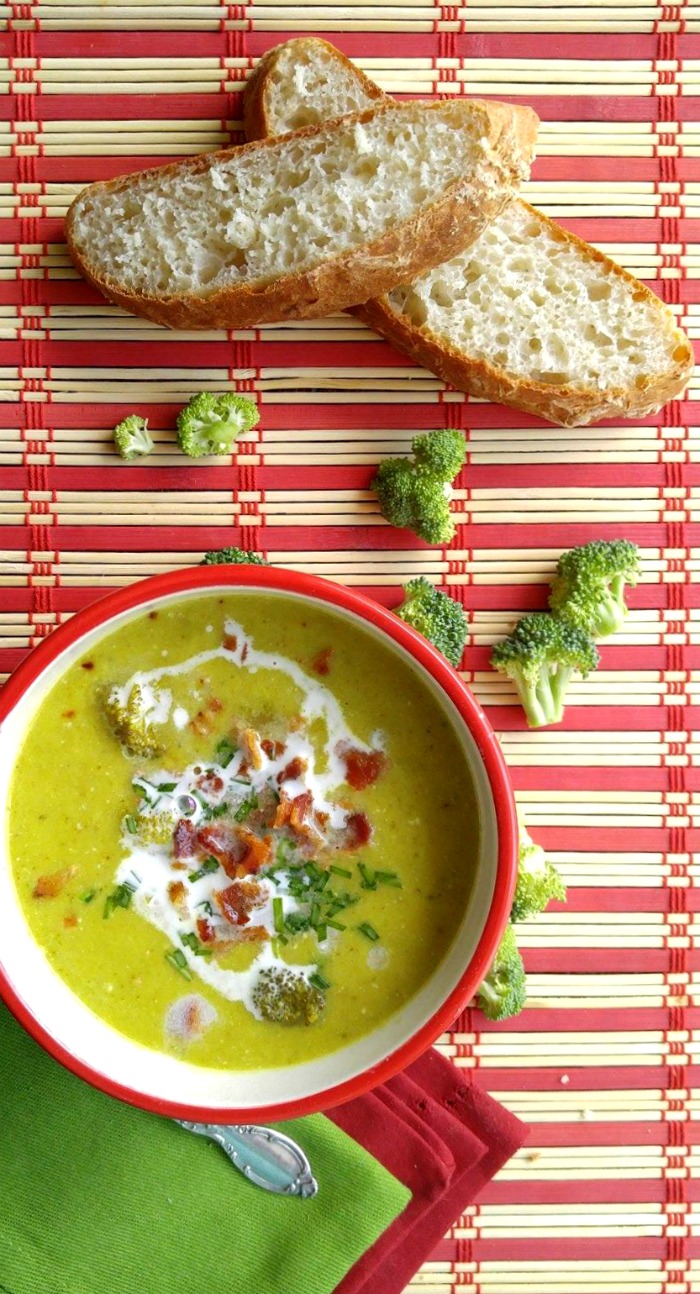 This Crock pot broccoli soup is hearty and nutritious with a savory flavor