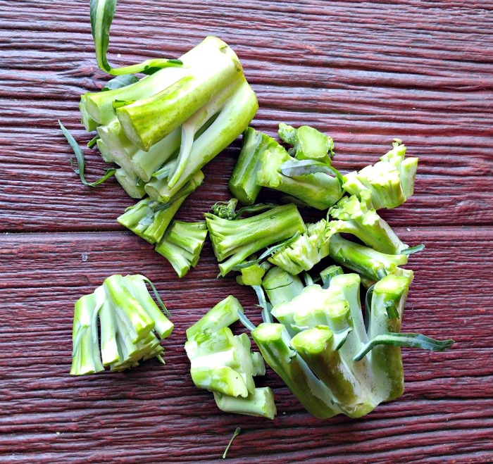 Broccoli stalks