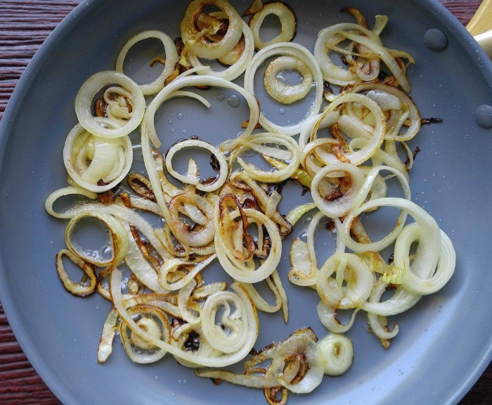 Caramelize the onions