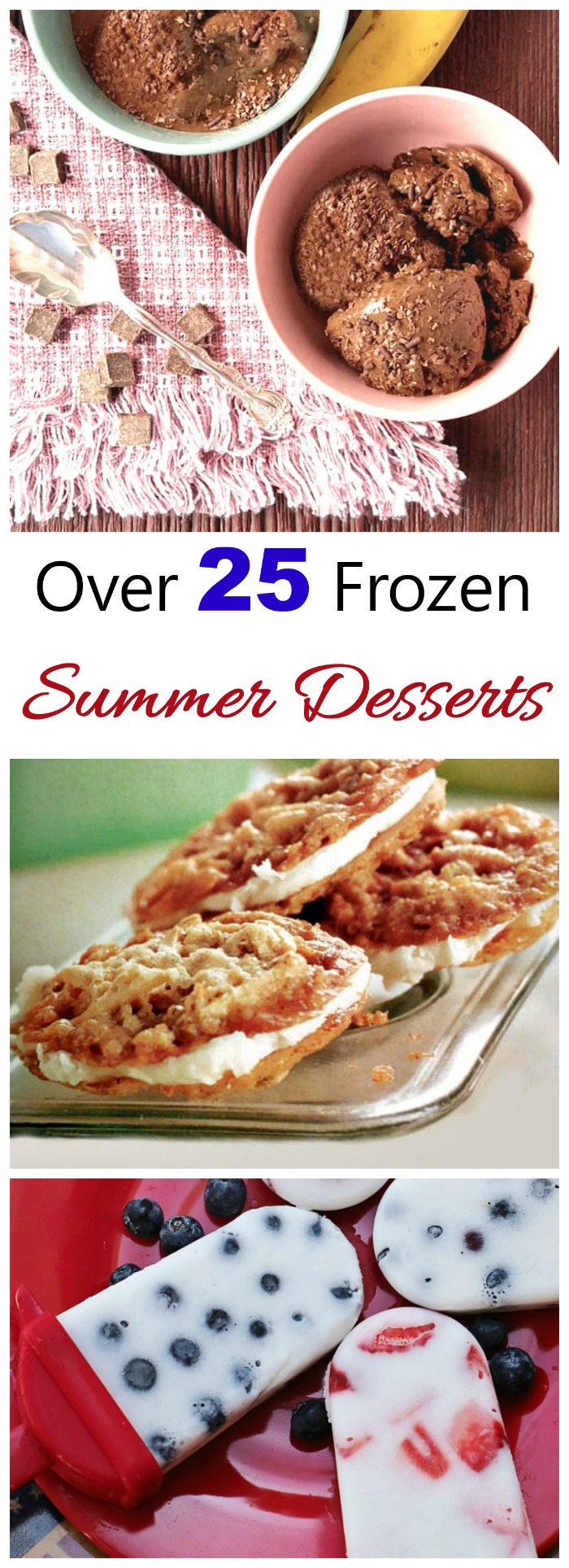 These cold summer desserts are the perfect sweet treat ending to a meal when the temps are high.