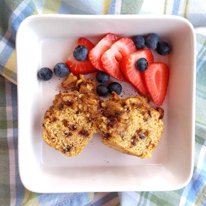 Gluten Free Chocolate Chip Coffee Cake – Paleo – Dairy Free