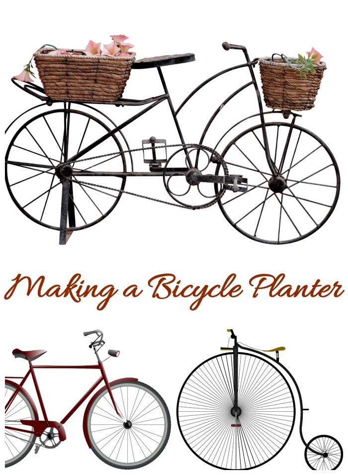 Bicycle types Tips for making a bicycle planter
