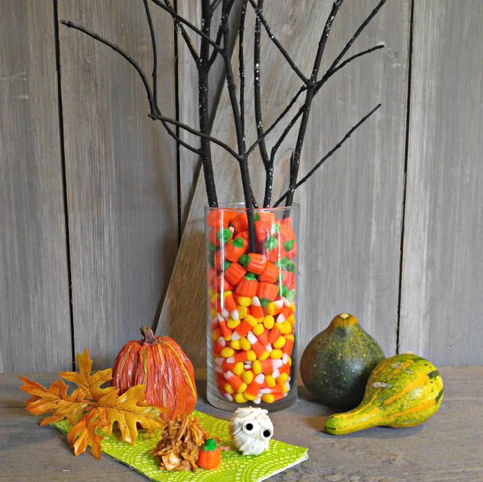 candy corn centerpiece
