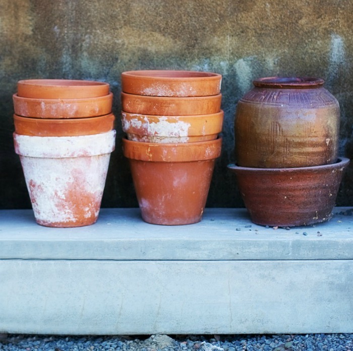 clay pots