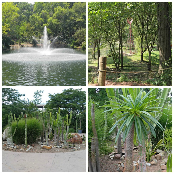 Landscaped gardens at the Cleveland Zoo