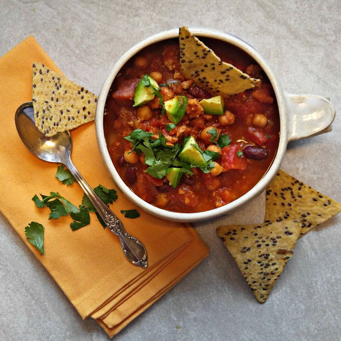 Pumpkin Chili for Fall – Crock Pot Healthy Pumpkin Chili