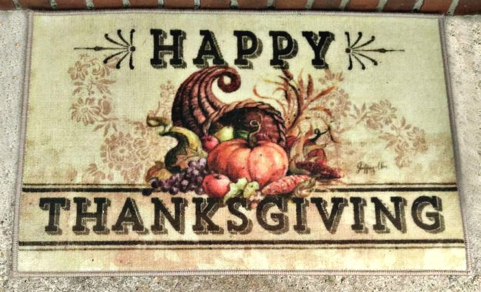 Door mat for Thanksgiving