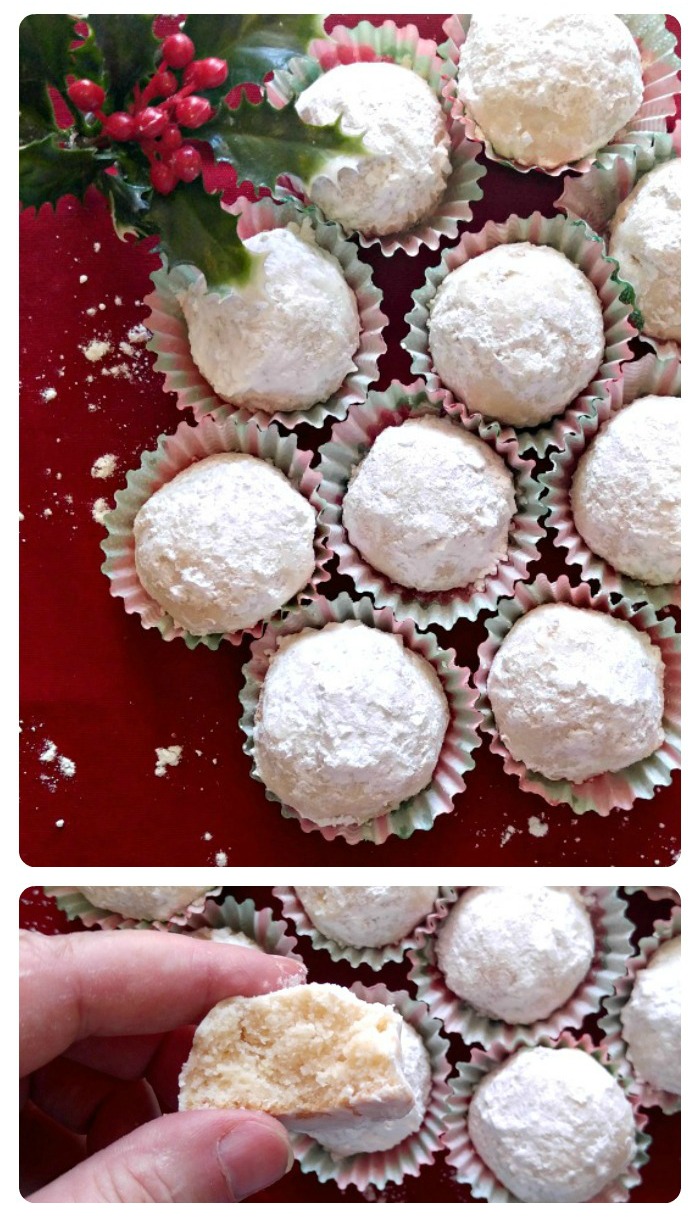 These lemon snowball cookies are light as air and so, so tasty