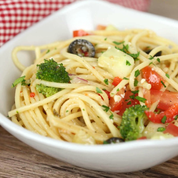 Cold Spaghetti salad from It's a Keeper.