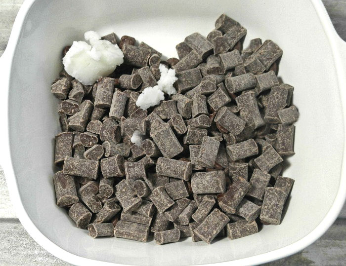Dark Chocolate and coconut oil