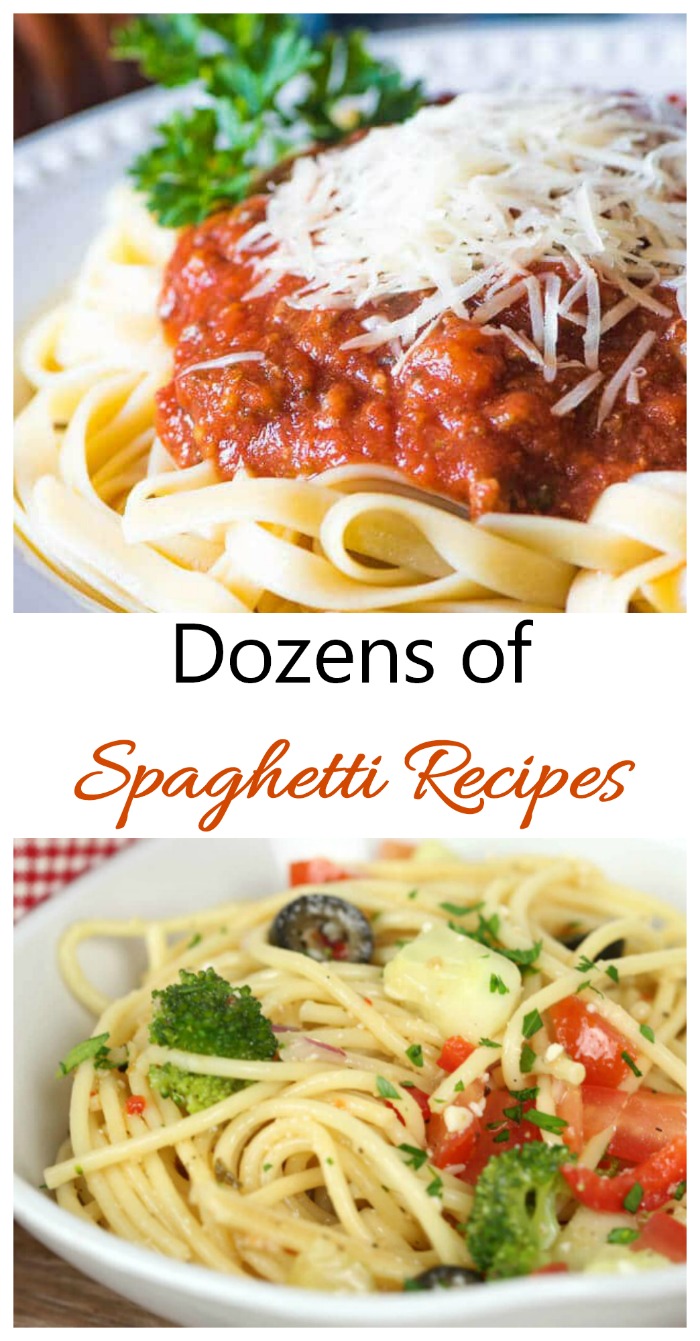 Dozens of spaghetti recipes