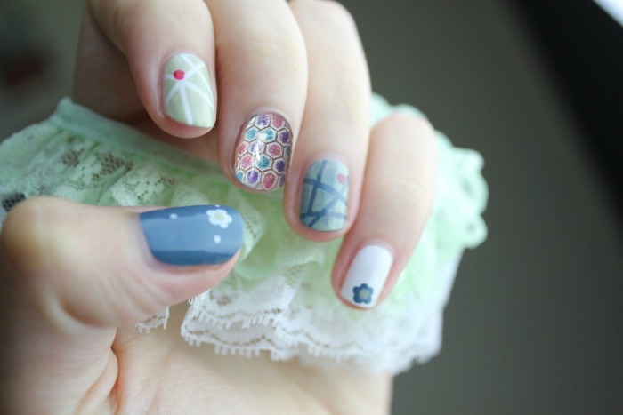 Silicone mats can be used for reverse stamping for nail art