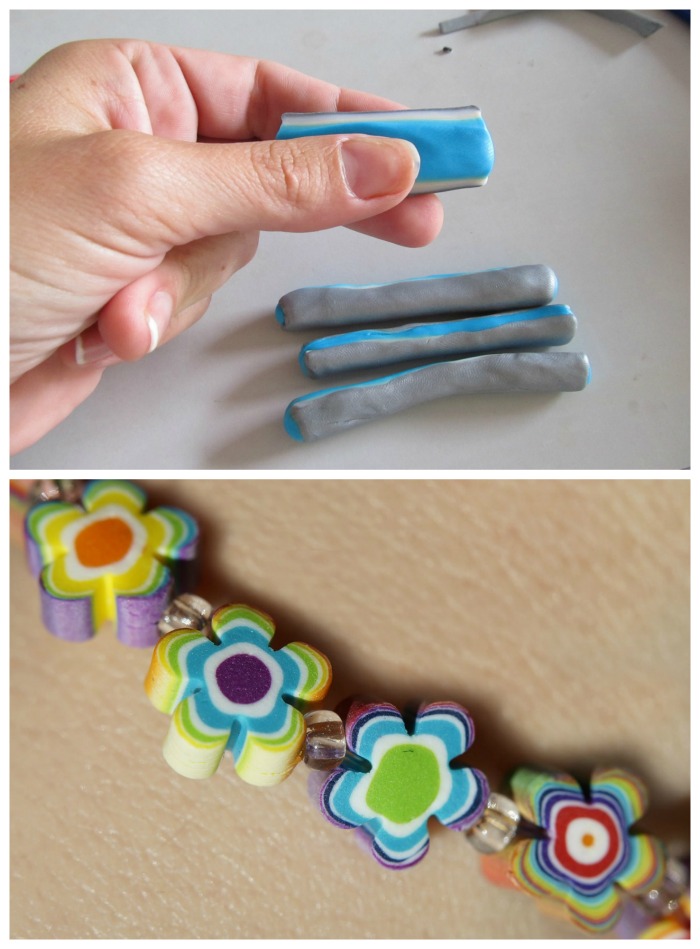 Use silpat mats for forming and cooking polymer clay