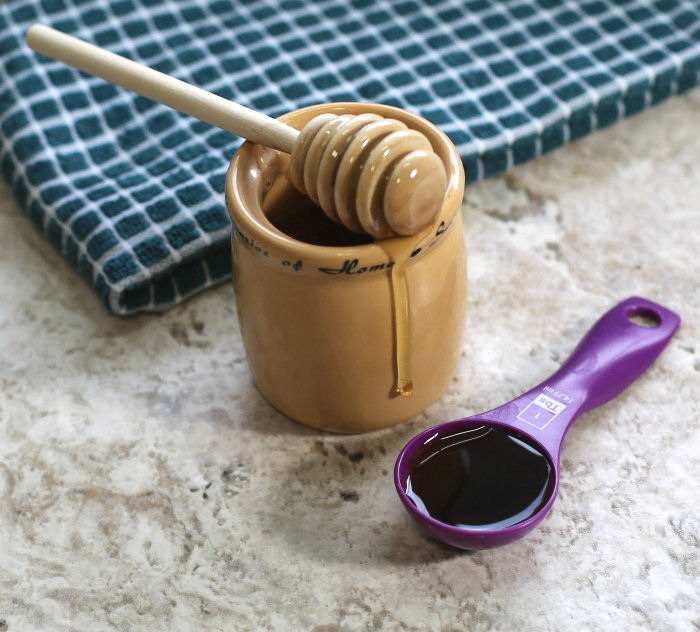 Honey and maple syrup are natural sweeteners that don't raise the blood sugar as markedly.