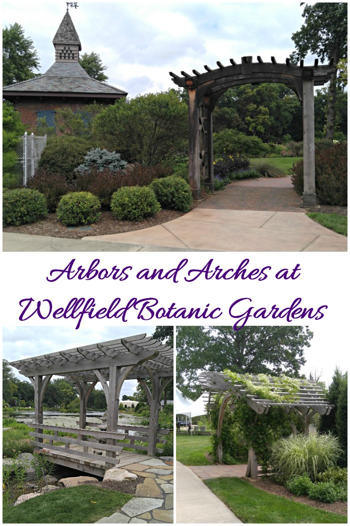 Arbors and arches at Wellfield Botanic Gardens Arbors and Arches at Wellfield Botanic Gardens