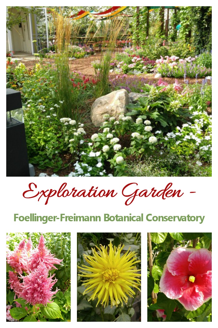 exploration garden of Foellinger-Freimann Botanical Conservatory Exploration garden of the Foellinger-Freimann Botanical Conservatory