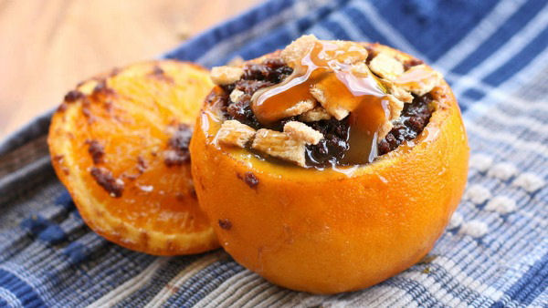 Fudgy campfire cakes from Tablespoon.com