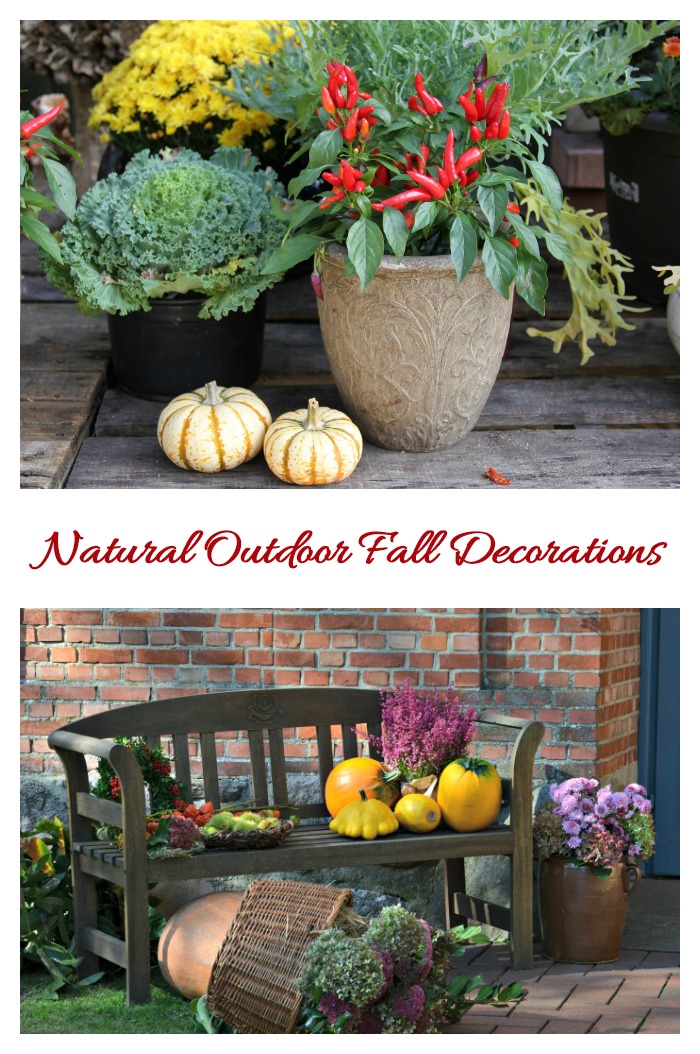 Make use of nature in these Fall outdoor decorations
