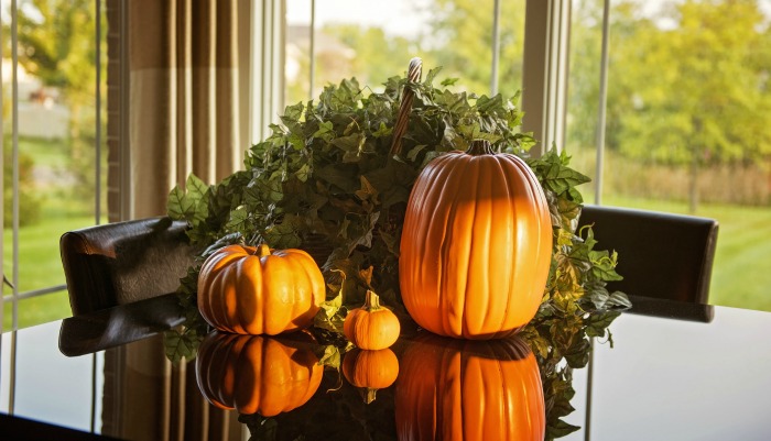 Pumpkin table display