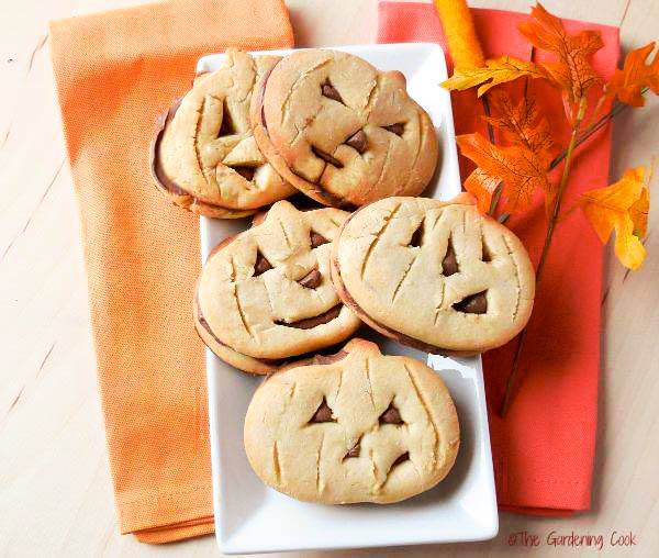 Spooky Halloween Pumpkin Cookies