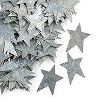 Factory Direct Craft 100 Galvanized Metal Primitive Stars (1" Long)