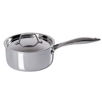 Secura Duxtop Whole-Clad Tri-Ply Stainless Steel Induction Ready Premium Cookware with Lid, 1.6-Quart