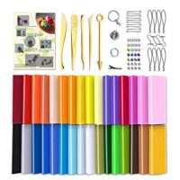 Polymer Clay, 32 Blocks Colored Oven Bake Modelling Clay, iFergoo DIY Colored Clay Kit with Modeling Tools, Tutorials and Accessories, 1.73lb