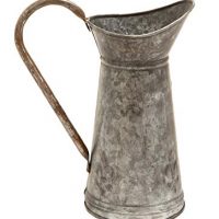 Deco 79 38177 Metal Galvan Watering Jug, 10" x 12"