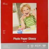 CanonInk Glossy Photo Paper 8.5" x 11" 100 Sheets (1433C004)