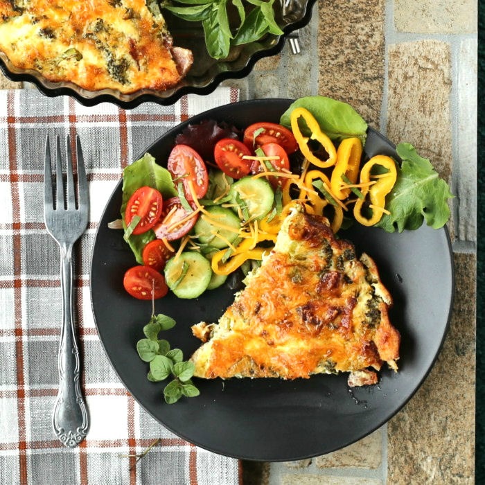 Easy Crustless Bacon Quiche – Broccoli Cheddar Quiche Recipe