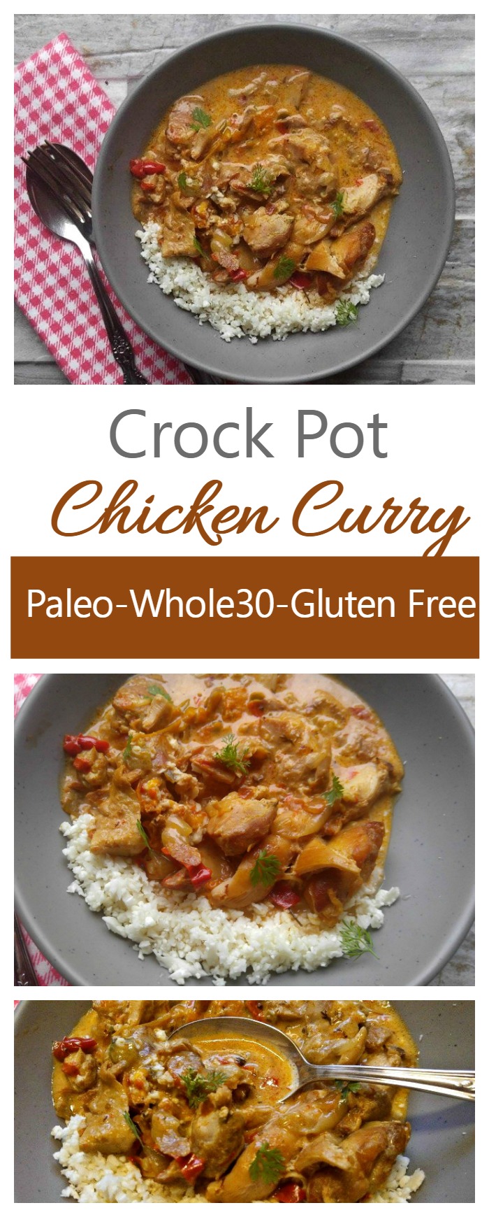 Crock Pot Curried Chicken - Paleo and Whole30 Compliant