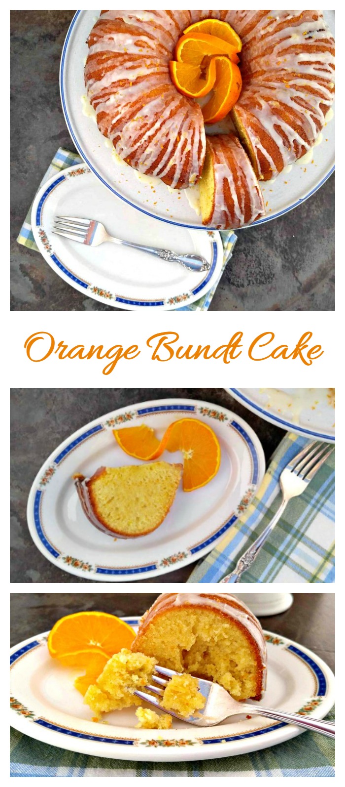 Orange Bundt Cake with Orange Glaze