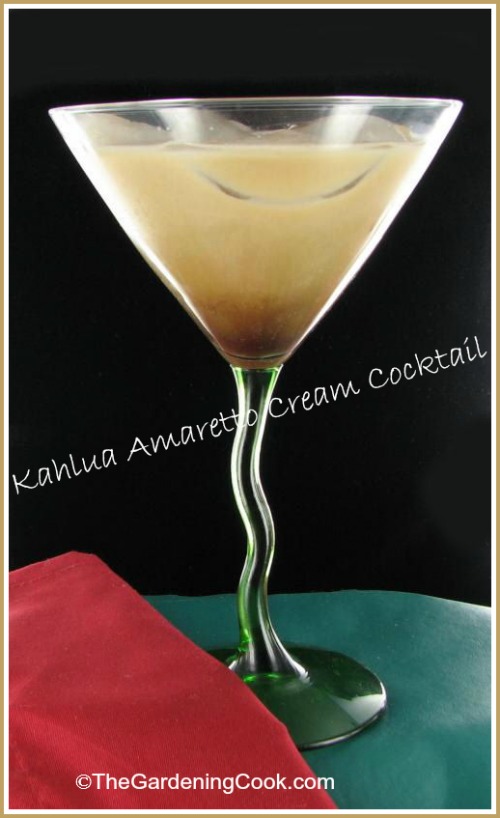 Toasted Almond Cocktail - Kahlua Amaretto Cream