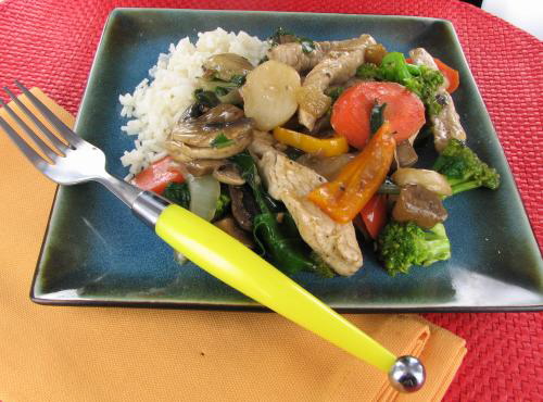 Turkey Stir Fry with Mixed Vegetables