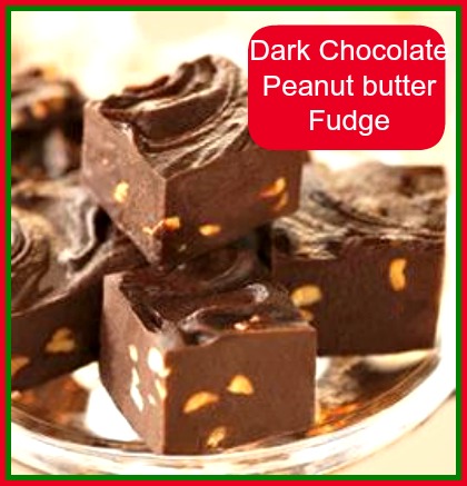 Easy Dark Chocolate Peanut Butter Fudge