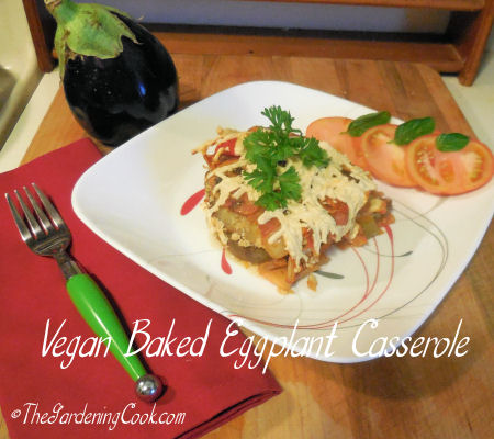 Vegan Baked Eggplant Parmesan