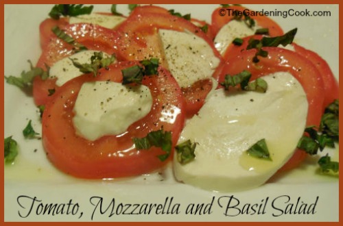 Tomato and Mozzarella Salad with Basil