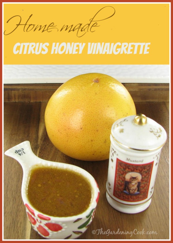 Grapefruit Honey Vinaigrette Dressing