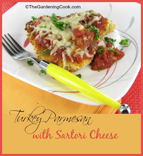 Turkey Parmesan with Home Made Marinara and Sartori Cheese