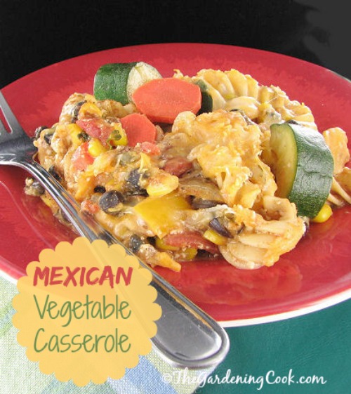 Mexican Vegetable Casserole with Black Beans