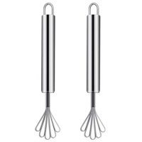 HouseHoo Coconut Scraper, Coconut Meat Removal Knife, Set of 2 Stainless Steel Coconut Grater Slicer, Multi-Purpose Stainless Steel Planer
