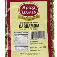 Spicy World Green Cardamom Pods 7 Ounce Bag
